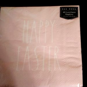 Happy Easter by Rae Dunn. Lunch napkins. New in packet.
